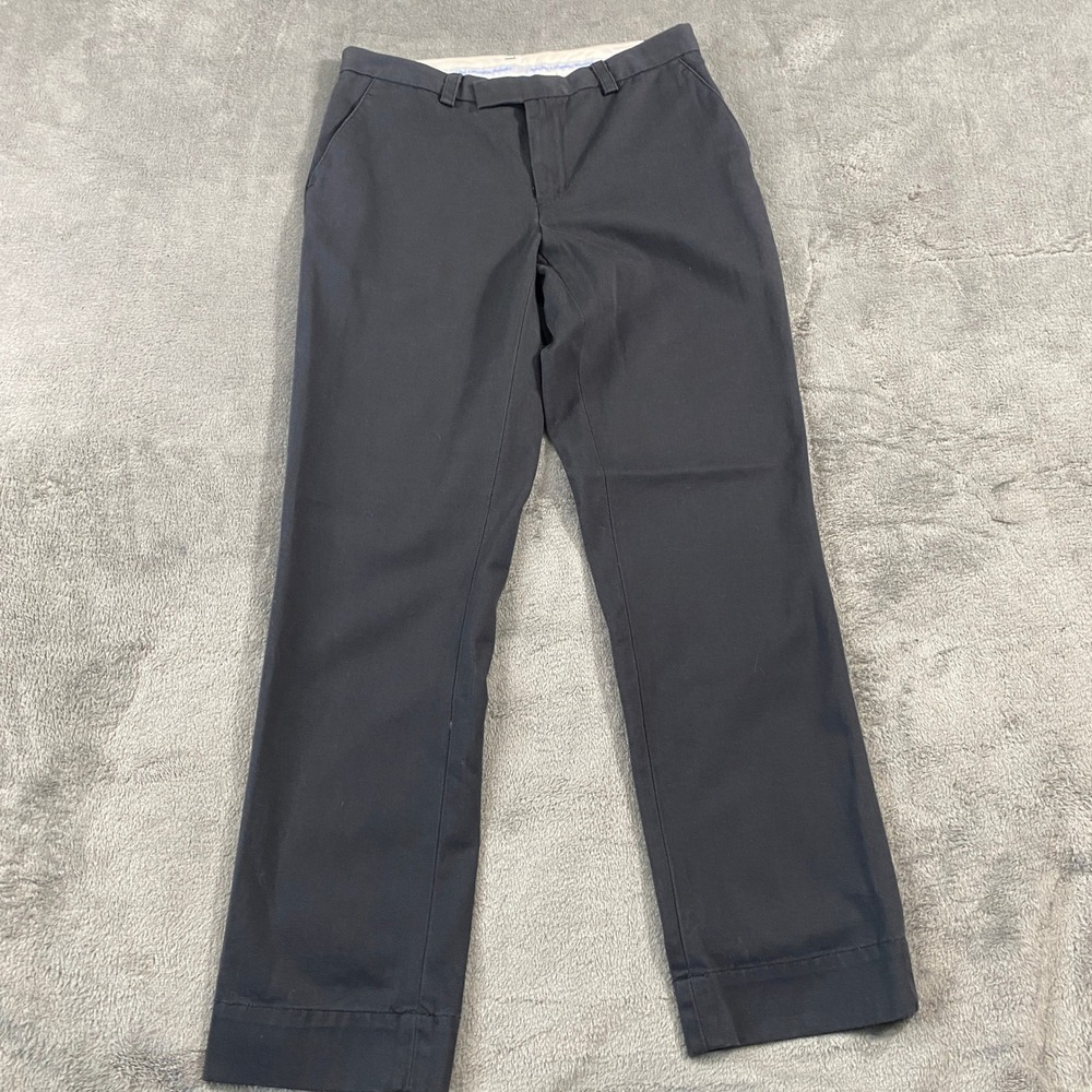 Vintage Ralph Lauren Sport Polo Chino Pants Women 4 Navy Straight Leg Office 80s